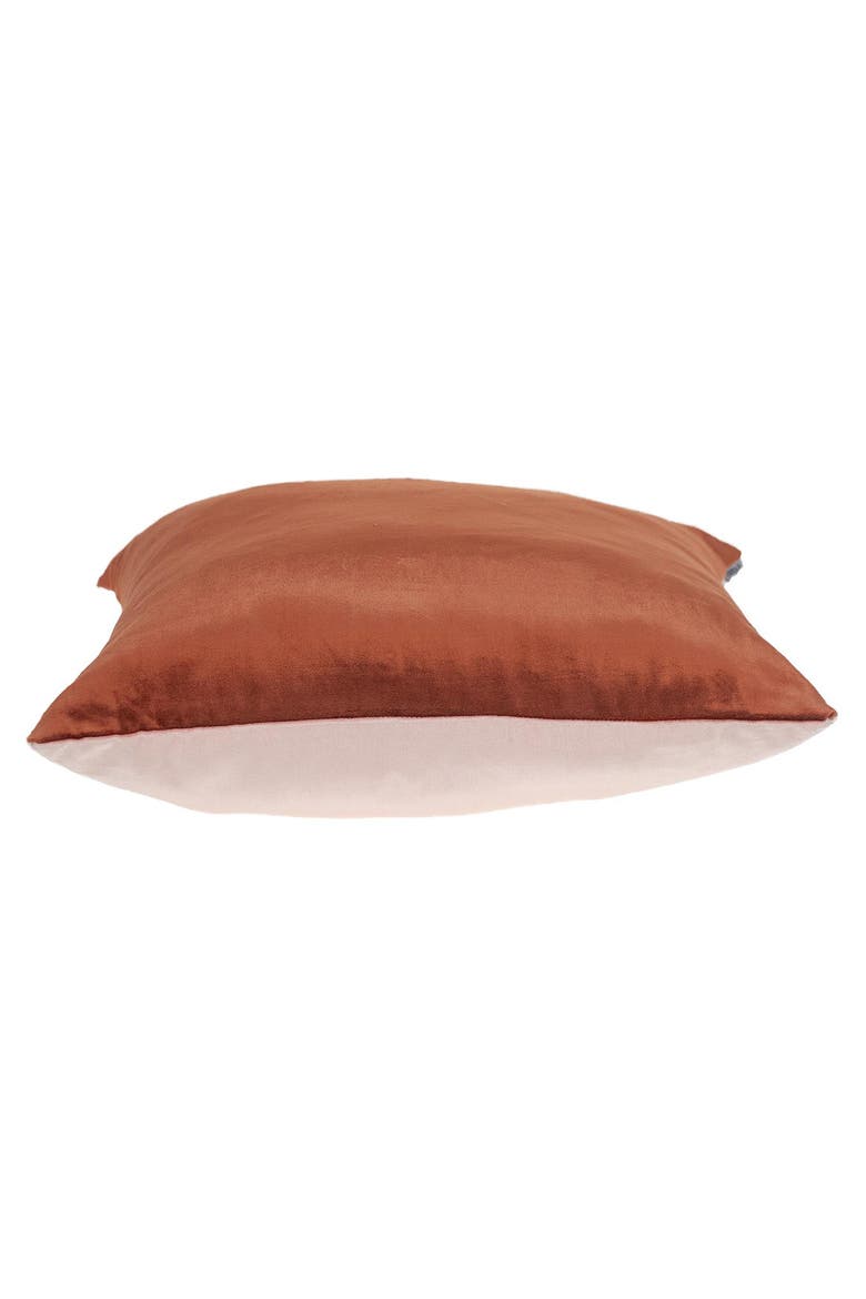 Nerine Throw Pillow, Alternate, color, BURNT ORANGE