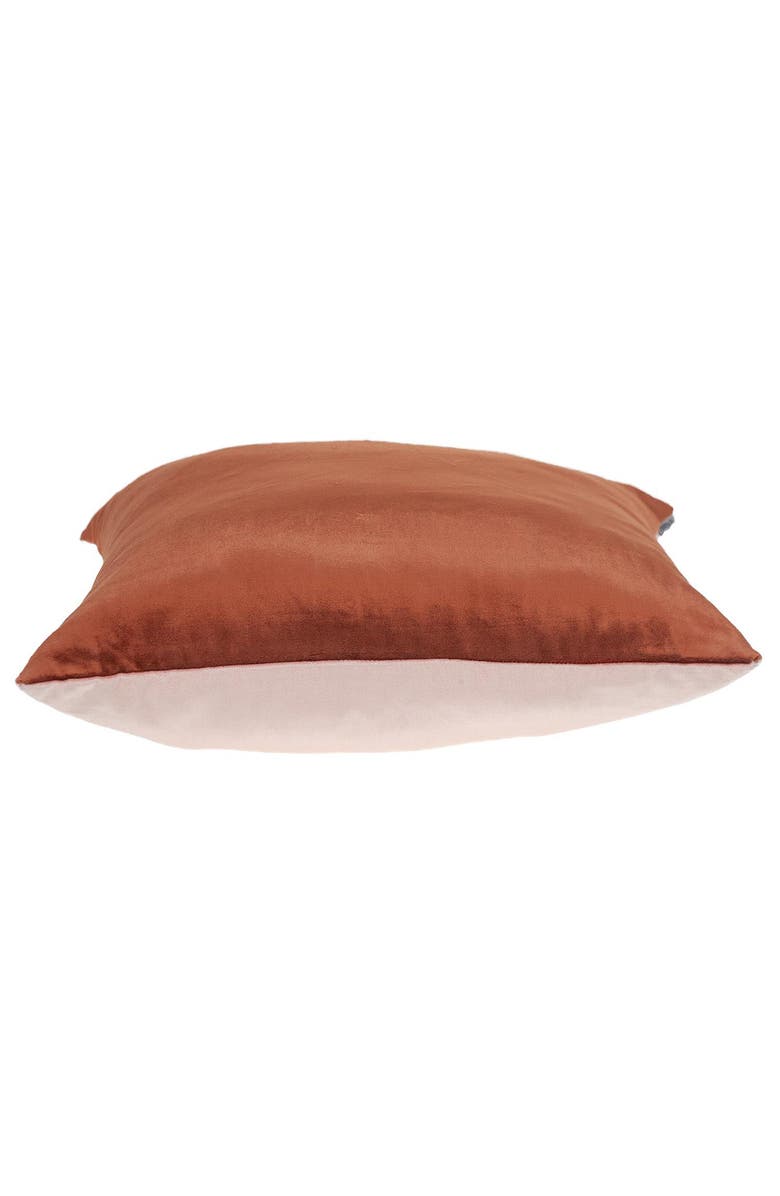 PARKLAND COLLECTION Nerine Throw Pillow, Alternate, color, Burnt Orange