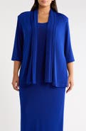 Vikki Vi Classic Knit Open Front Jacket
