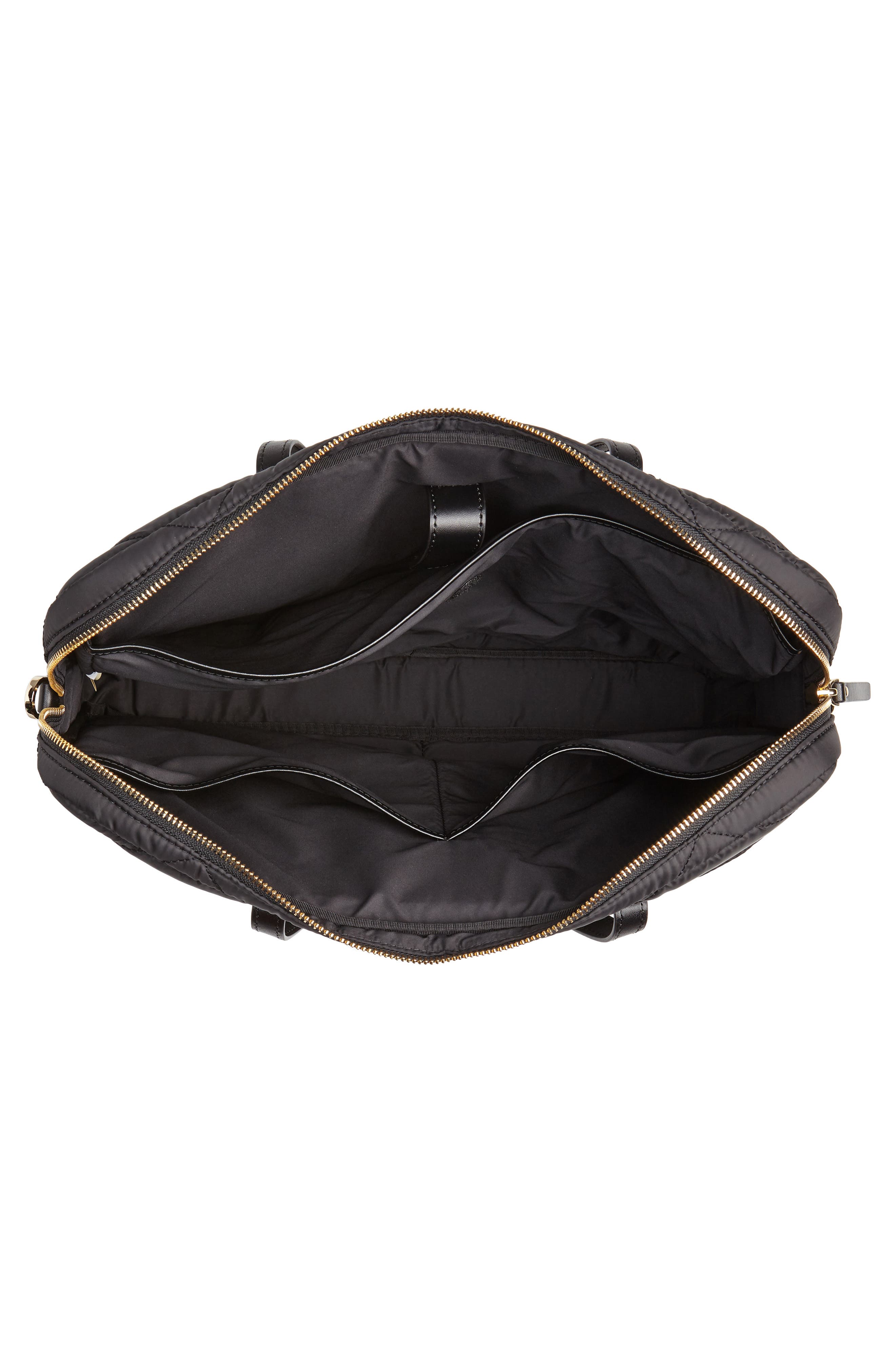 Kate Spade New York quilted nylon universal laptop commuter bag, Alternate, color, 