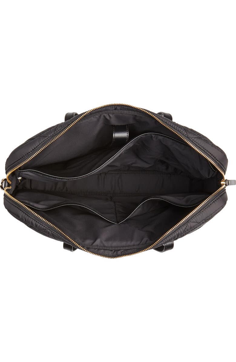 Kate Spade New York quilted nylon universal laptop commuter bag, Alternate, color,