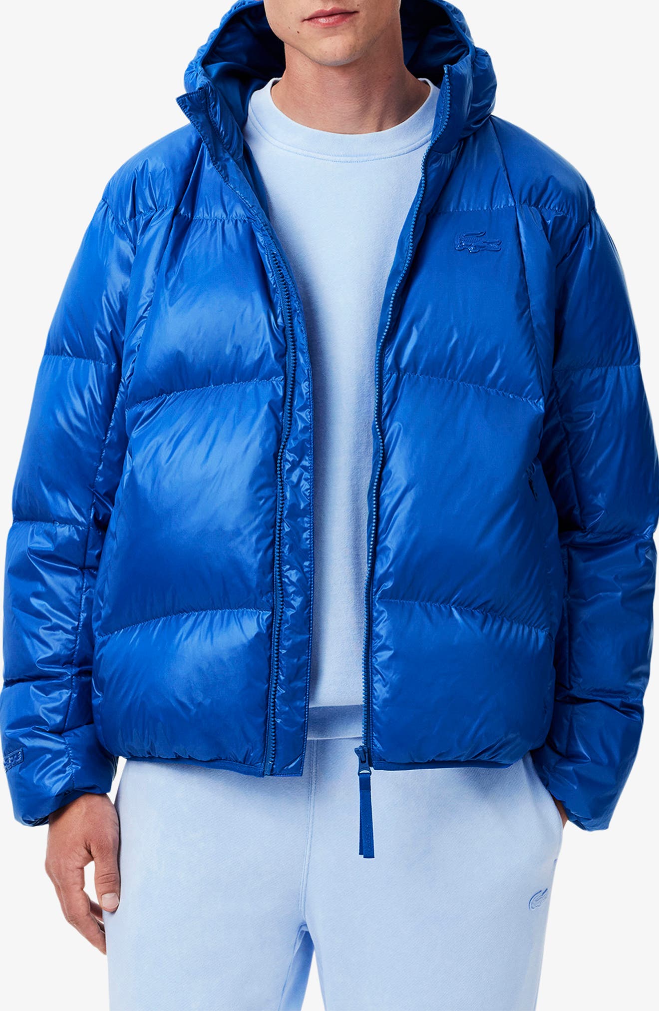 Water Repellent Down Short Puffer Jacket