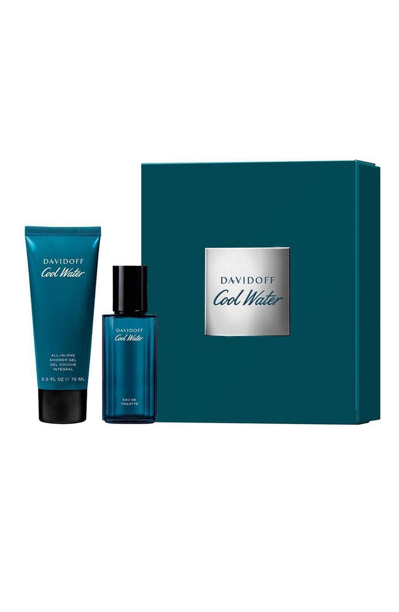 DAVIDOFF COOL WATER Eau de Toilette for Men Gift Set $63 Value, Main, color, 