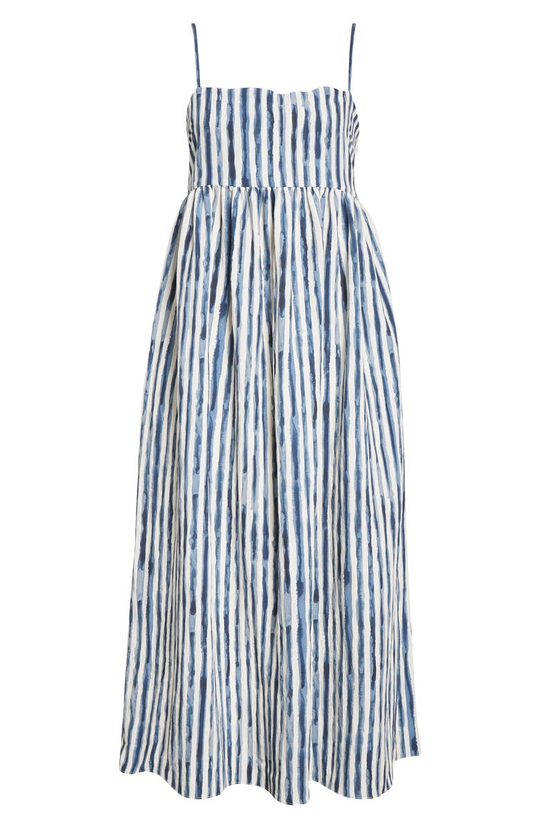 Vince Painterly Stripe Sundress, Alternate, color, 