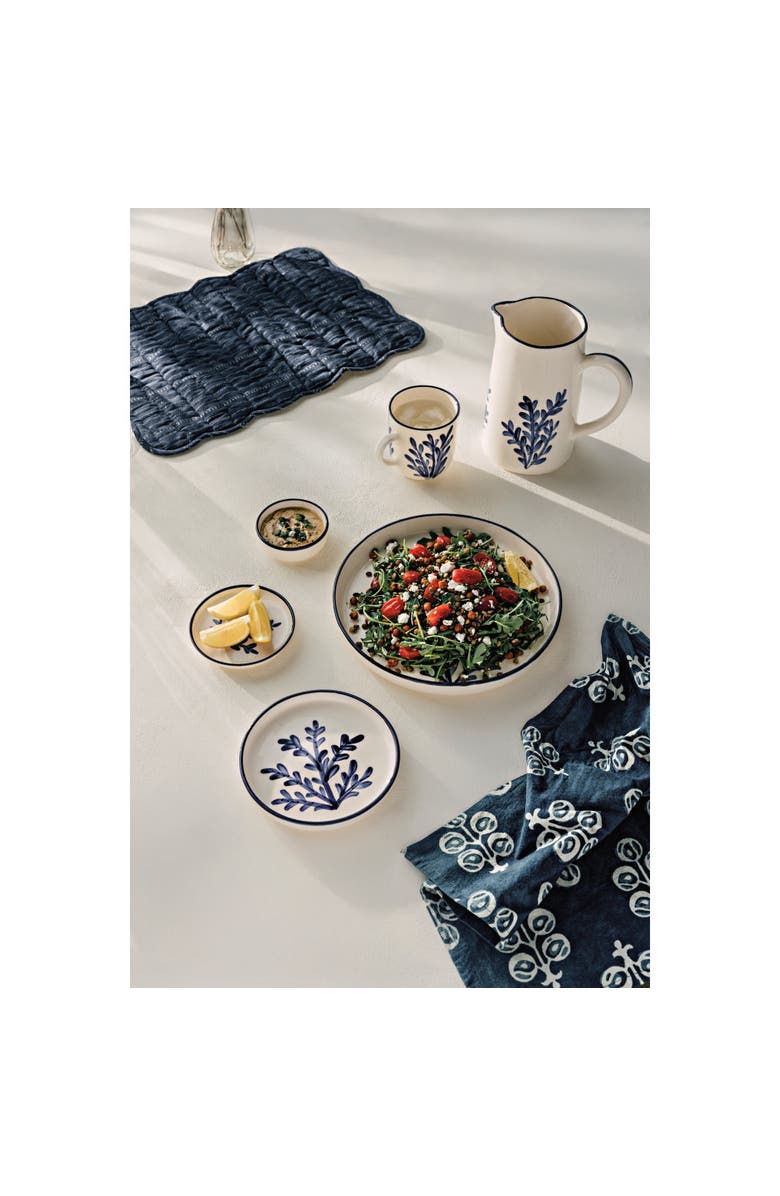 Danica Brands Floren Hand-painted Turkish Dinner Plate, Alternate, color, Blue