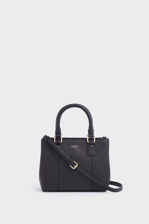 The Mini Adaline Leather Grab Bag - Grainy Hide