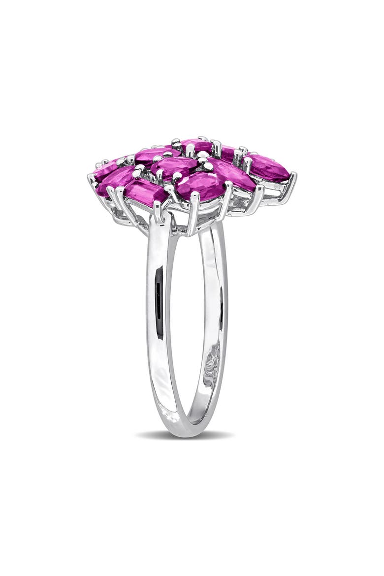 Multishape Rhodolite Garnet Ring, Alternate, color, RHODOLITE GARNET