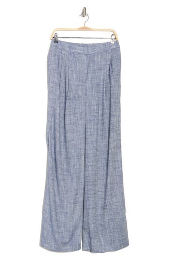 Dkny High Waist Wide Leg Pants