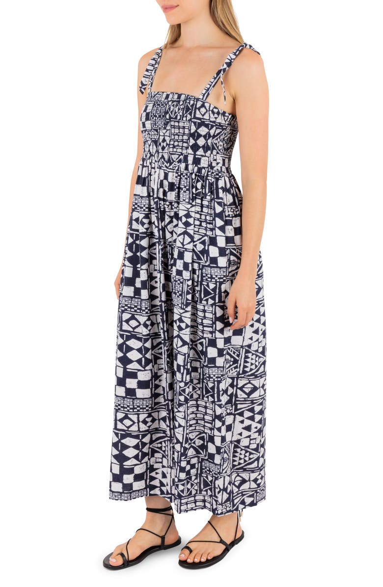 Hurley Beach Club Midi Sundress, Alternate, color, 