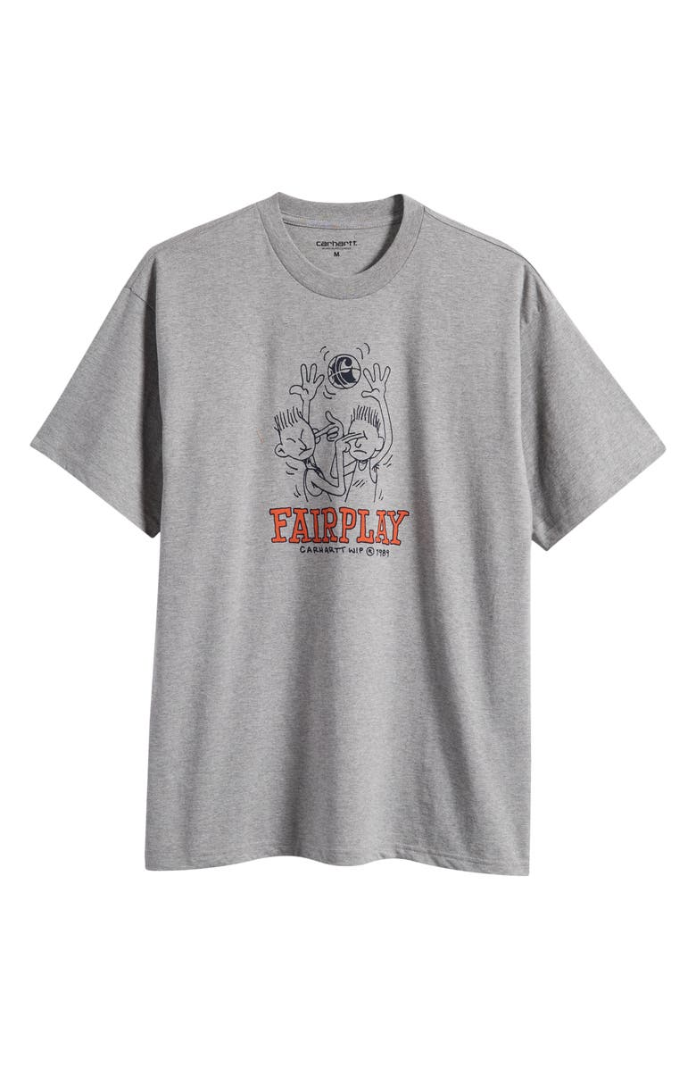Carhartt Work In Progress Fairplay Short Sleeve Graphic T-Shirt, Alternate, color, Grey Heather