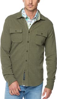 Robert Graham Brunner Knit Button-Up Shirt