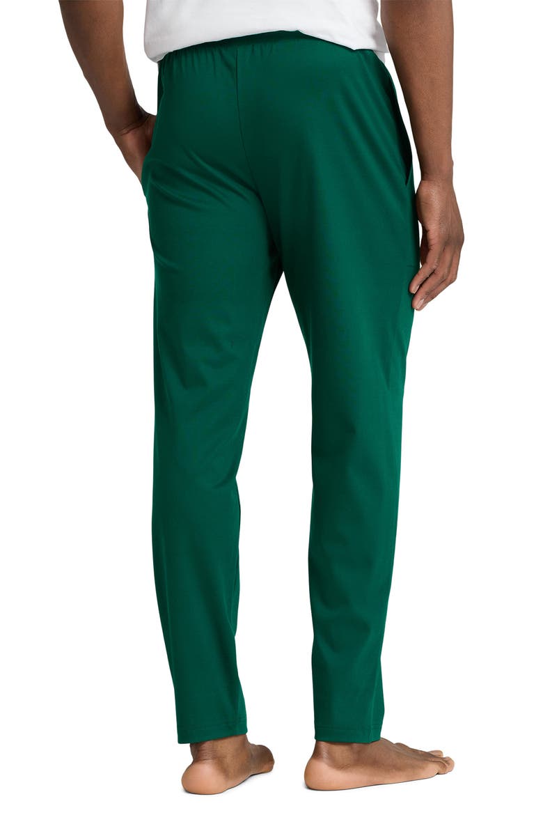 Knit Cotton Pajama Pants, Alternate, color, MOSS AGATE