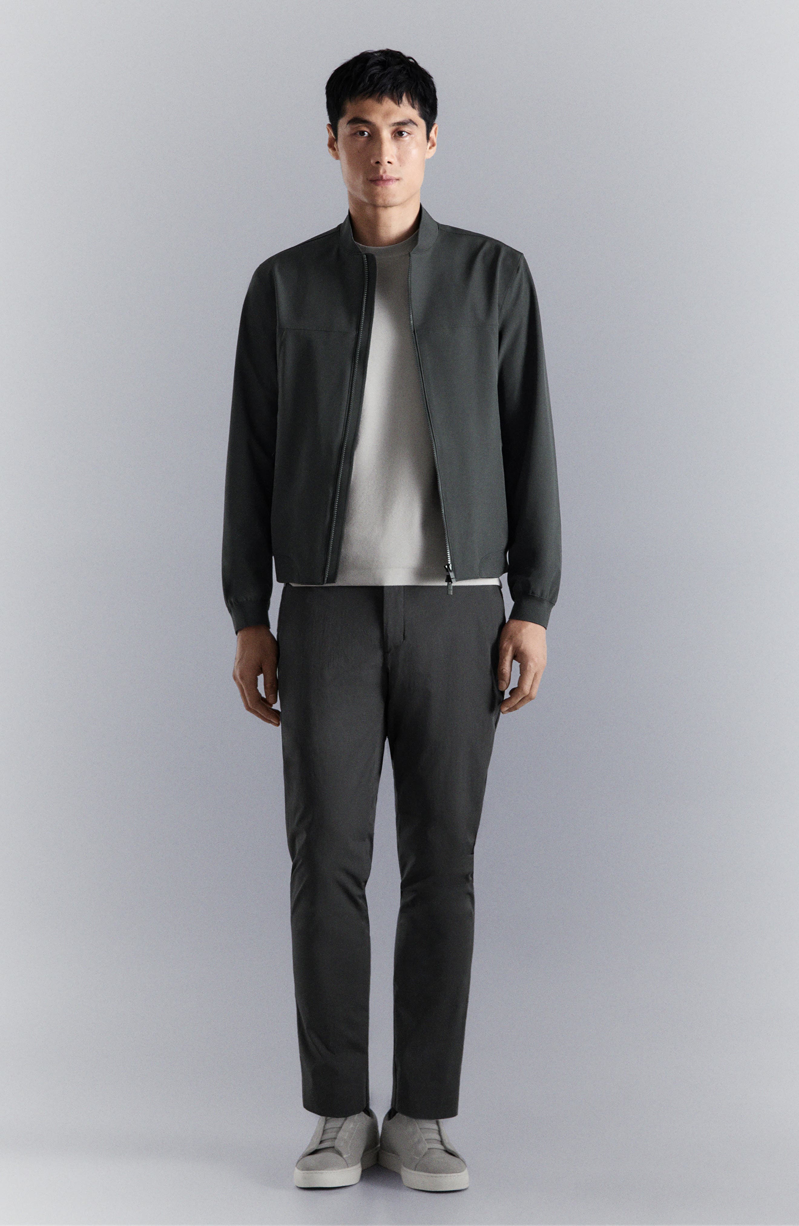 Мужские MANGO Water Repellent Bomber Jacket — фото 6
