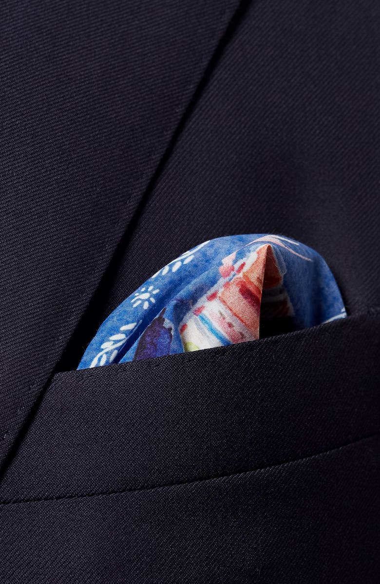 Eton Cotton Pocket Square, Alternate, color,