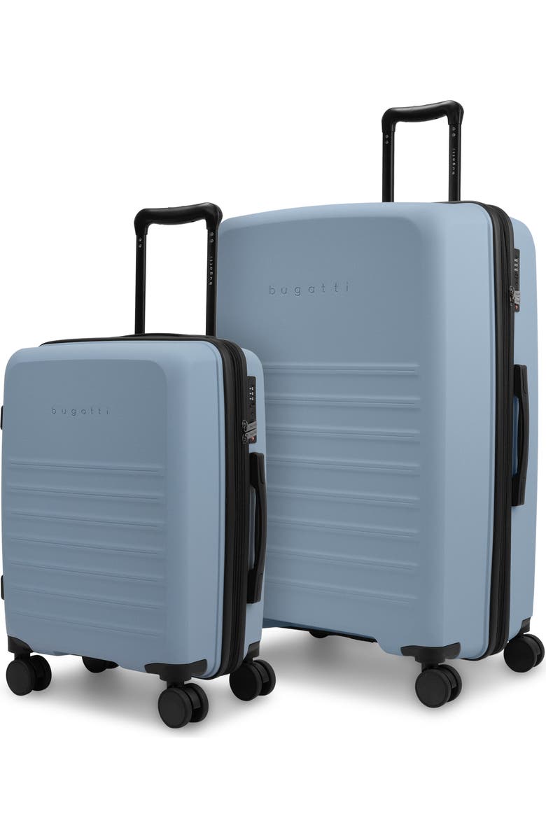 bugatti - Seoul 2 Piece Hardside Luggage Set with Expansion - Blue, Main, color, Blue