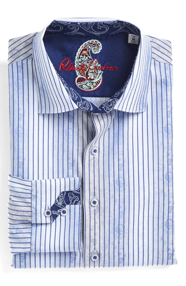 Robert Graham 'Waterworld' Classic Fit Sport Shirt, Alternate, color, 