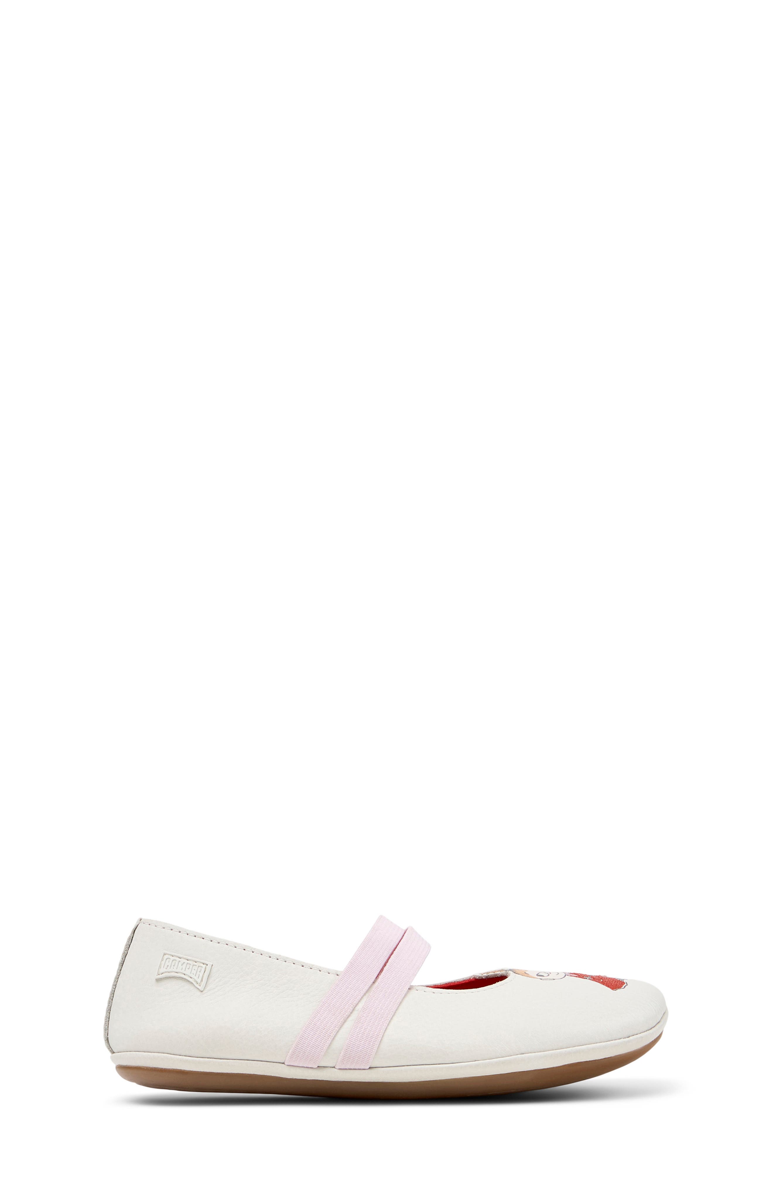 Camper x Moominvalley Kids' Right Twins Ballerina Flat, Alternate, color, 