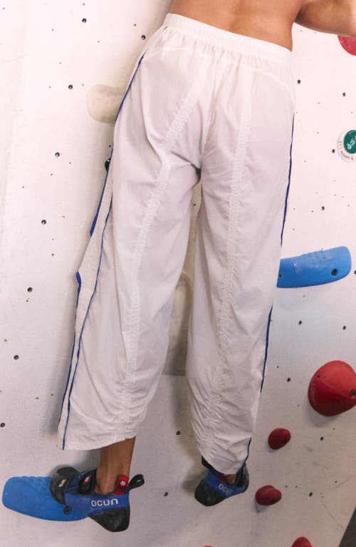 Free People Fp Movement Track Star Pants In White Combo