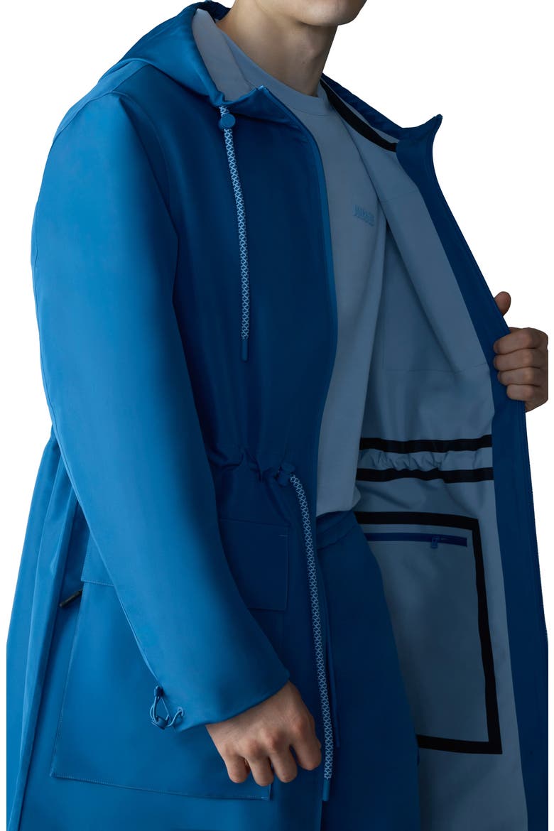 Broden-Z Long Hooded Raincoat, Alternate, color, TIDE-FOG BLUE