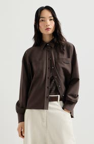 Brunello Cucinelli Tropical Luxury Wool shirt