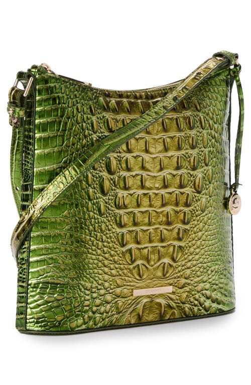 Brahmin Katie Croc Embossed Leather Crossbody Bag