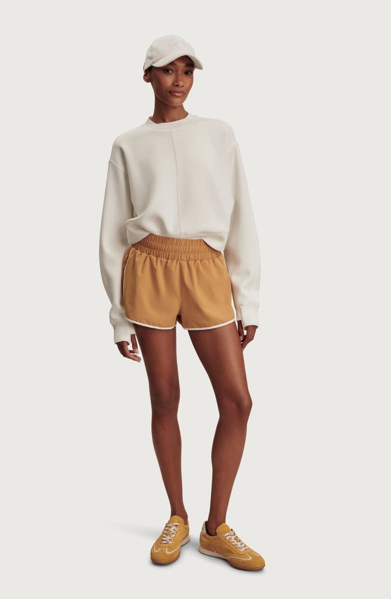 Varley Tasmin Crop Sweatshirt, Alternate, color, Snow White