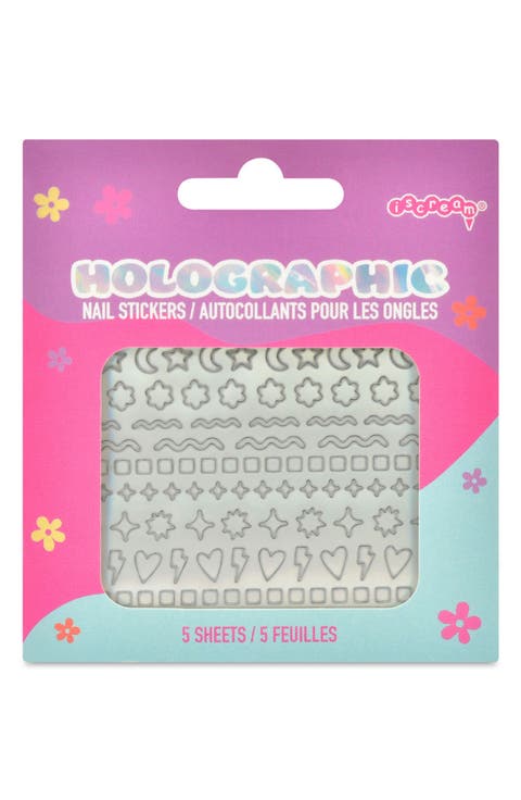 Kids' Holographic Nail Stickers