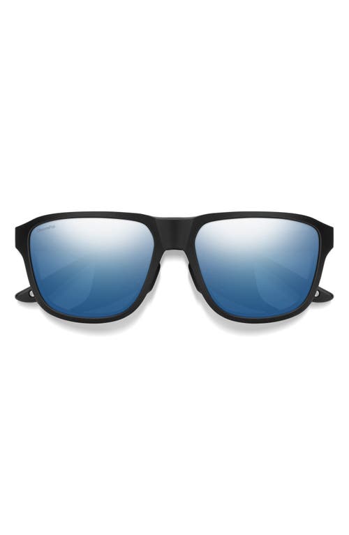 Smith Embark 58mm Chromapop™ Polarized Square Sunglasses In Black