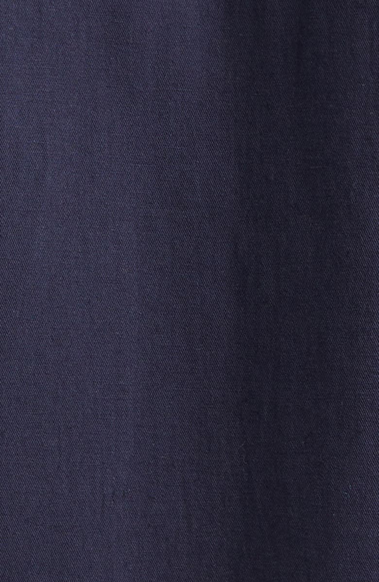 De Bonne Facture Artist Cotton & Hemp Button-Up Shirt, Alternate, color, Navy