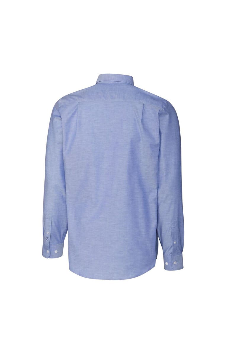 Men's Cutter & Buck Powder Blue Florida Gators Vault Big & Tall Oxford Long Sleeve Button-Down Shirt, Alternate, color, Powder Blue