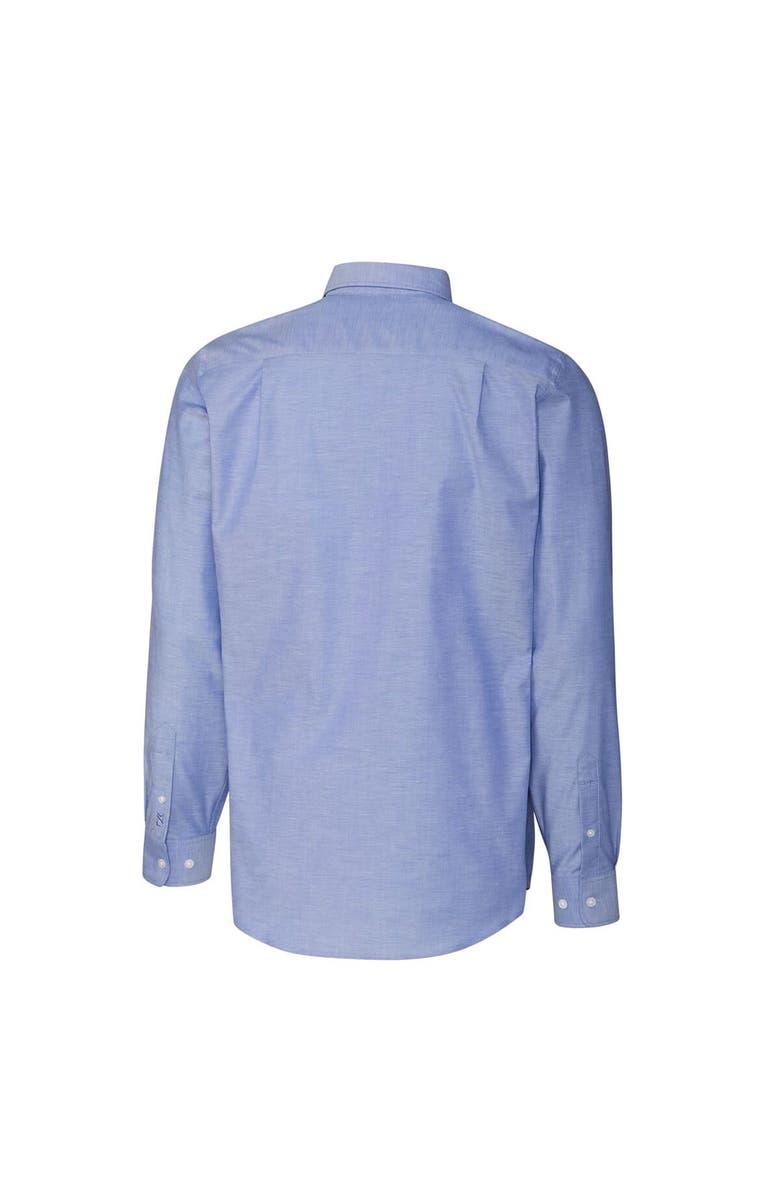 Cutter & Buck Men's Cutter & Buck Powder Blue Florida Gators Vault Big & Tall Oxford Long Sleeve Button-Down Shirt, Alternate, color,