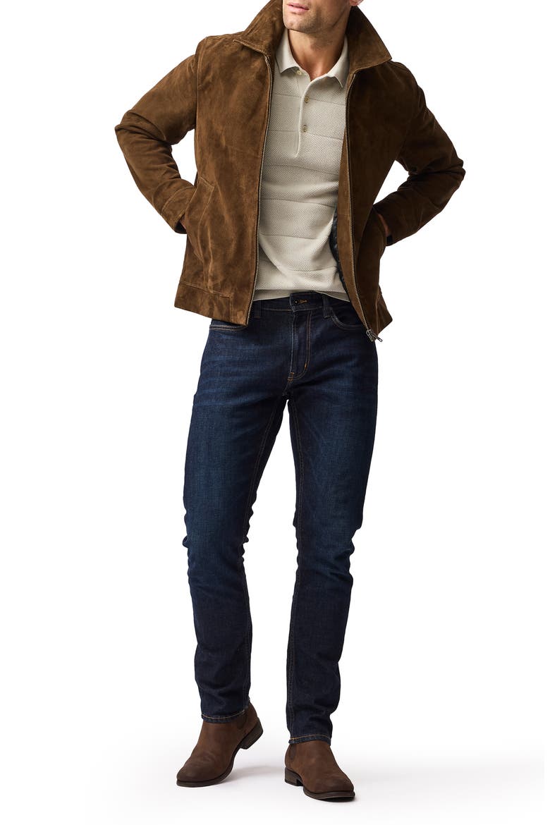 Miro Bay Suede Jacket, Alternate, color, WALNUT