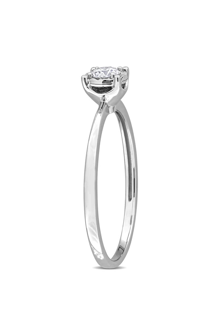 1/6 CTW Lab Grown Diamond Promise Ring 14k, Alternate, color, White Gold