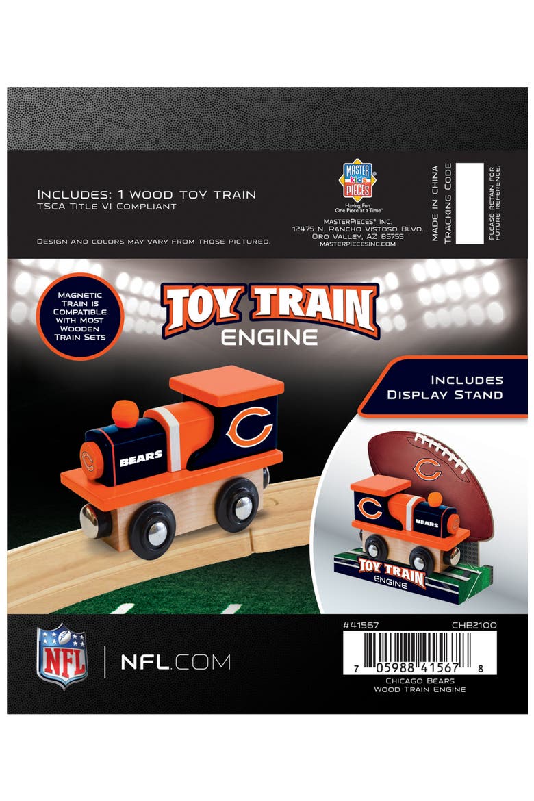 Chicago Bears Toy Train Engine, Alternate, color, Multicolor