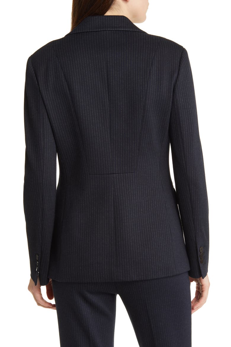 Fairfield Stripe Riding Blazer, Alternate, color, NAVY MULTI