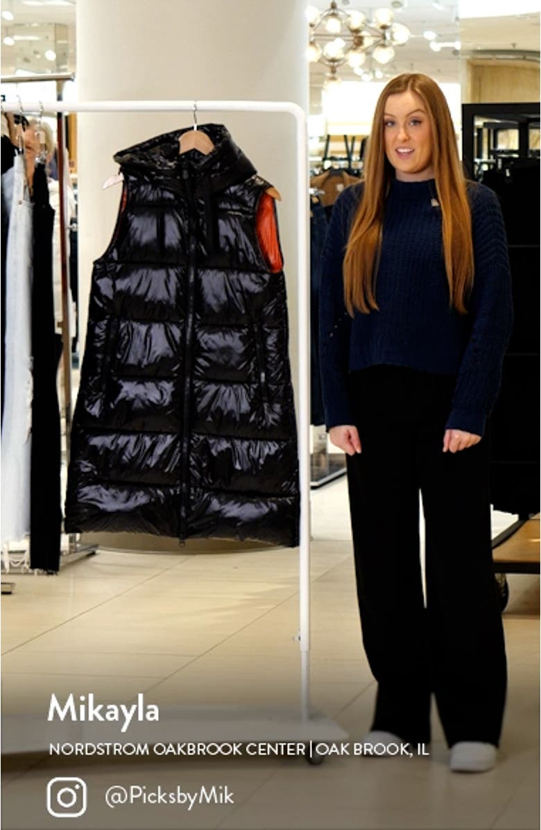 Iria Long Puffer Vest, sales video thumbnail