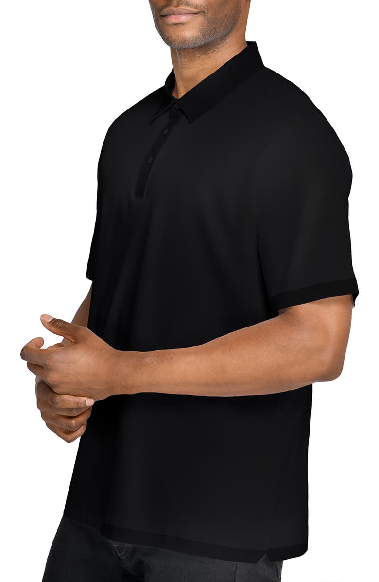 W.R.K Solid Reworked Slim Fit Polo, Alternate, color, Black