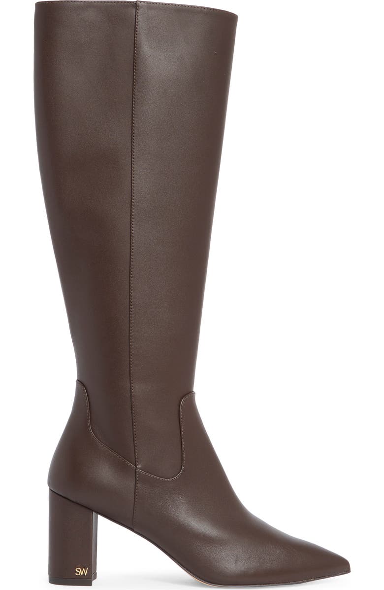 Stuart Weitzman Renegade Block Heel Boot, Alternate, color, Walnut
