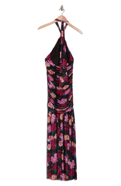 AFRM AFRM PIPER FLORAL TWIST FRONT RUCHED BODY-CON DRESS