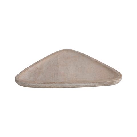 Mango Wood Tray, Triangular Shaped