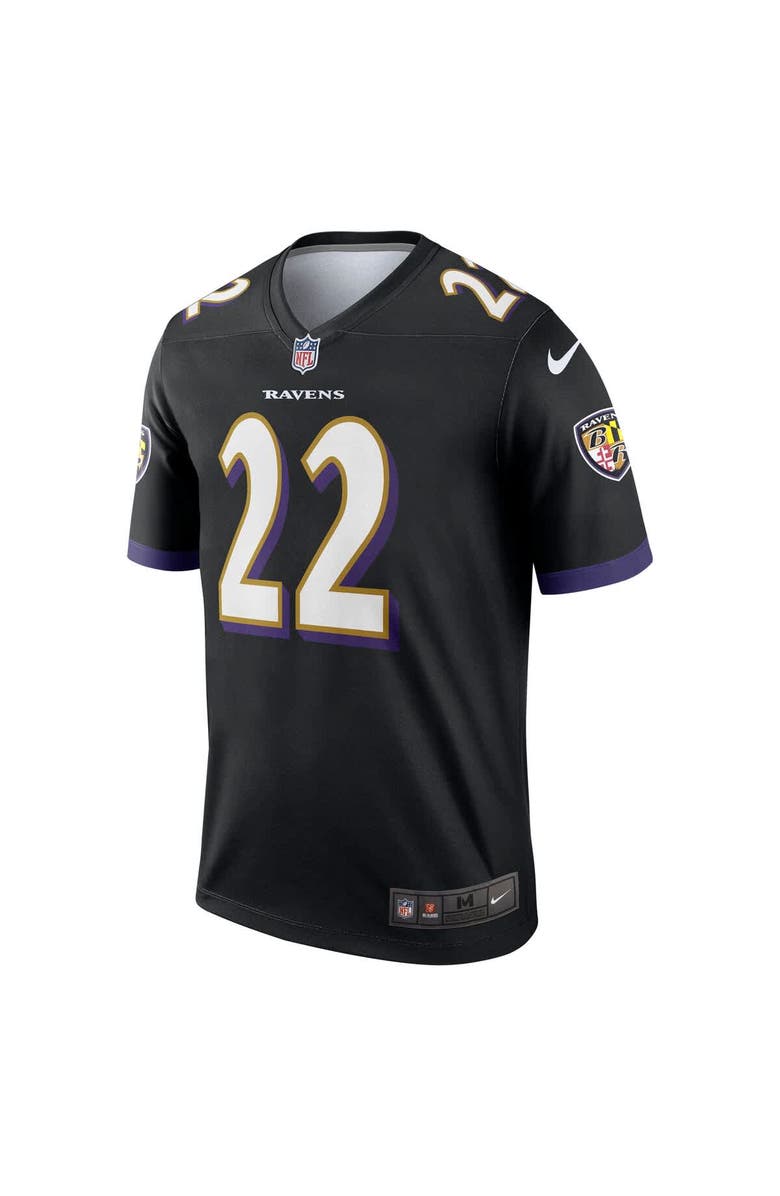 Nike Men's Nike Derrick Henry Black Baltimore Ravens Alternate Legend Jersey, Alternate, color, Black