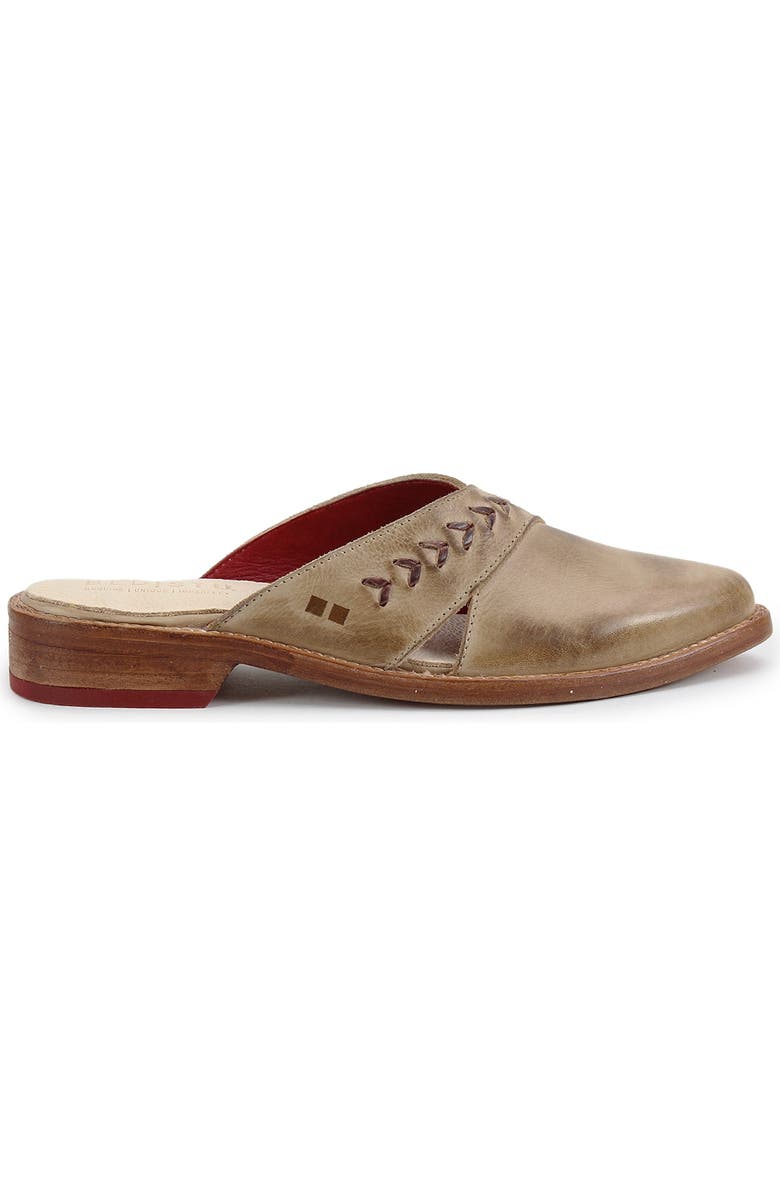 Bed Stu Jockey Pointed-Toe Mule, Alternate, color, Oats Almond Rustic