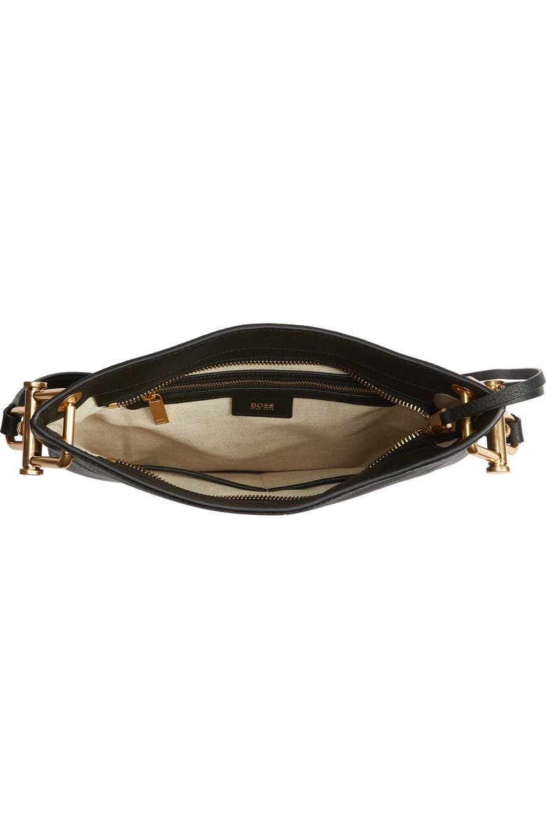 BOSS Kristin Leather Crossbody Bag, Alternate, color,