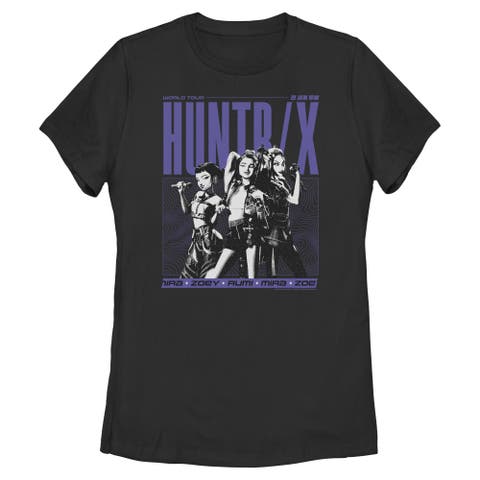 Women's KPop Demon Hunters Huntrix World Tour  Graphic T-Shirt