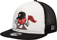 New Era Youth New Era White/Black Chicago Bulls Court Sport Mascot 9FIFTY Snapback Hat