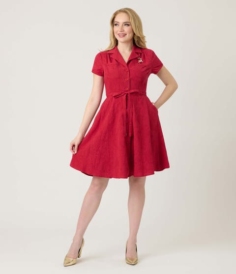 1960s Fit & Flare Dress