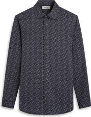 Bugatchi James OoohCotton® Music Print Button-Up Shirt