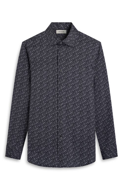 Bugatchi James Ooohcotton® Music Print Button-up Shirt In Multi