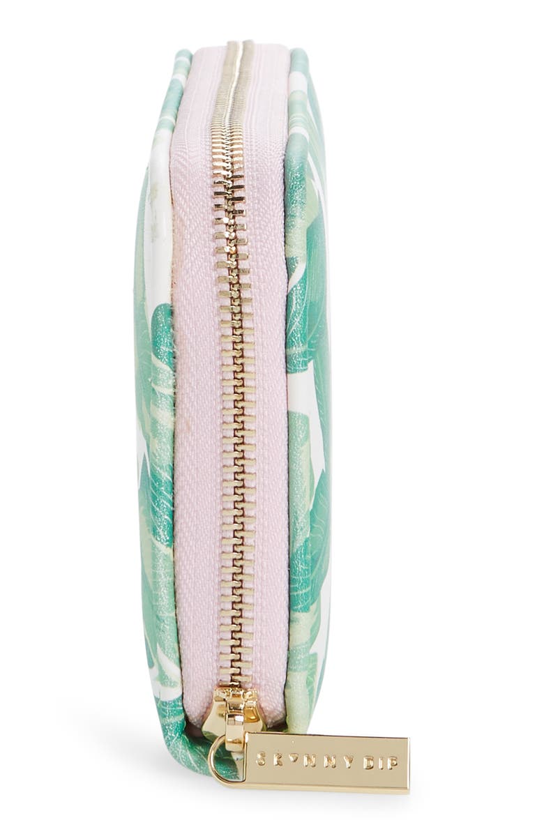 Skinnydip Banana Palm Print Wallet, Alternate, color, 