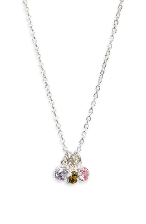 Set & Stones Multi Birthstone Charm Necklace